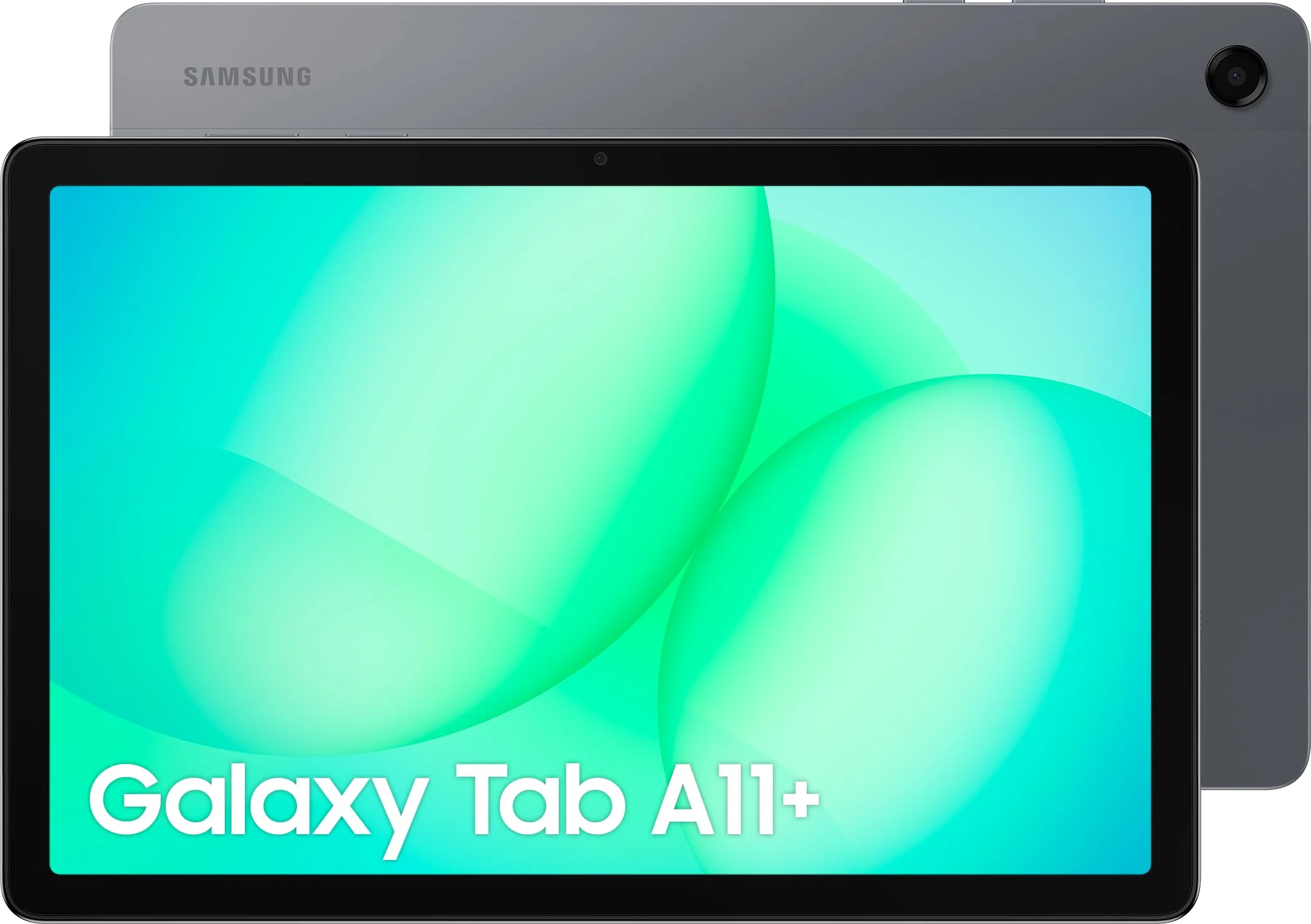 Samsung Galaxy Tab A11+ em fundo branco